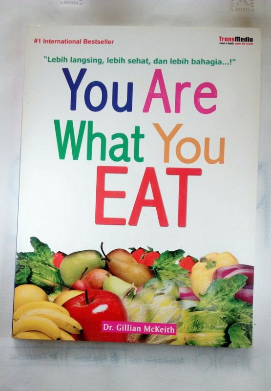Cover Buku You Are What You Eat