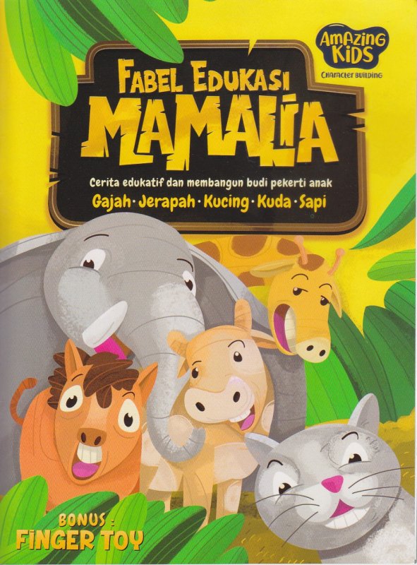 Cover Buku Fabel Edukasi Mamalia