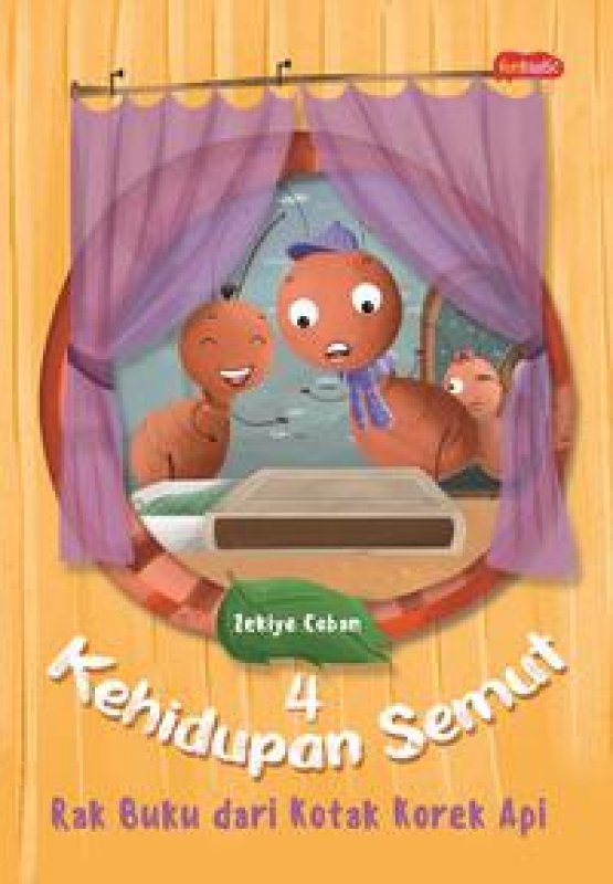 Cover Buku Kehidupan Semut : Rak Buku dari Kotak Korek Api