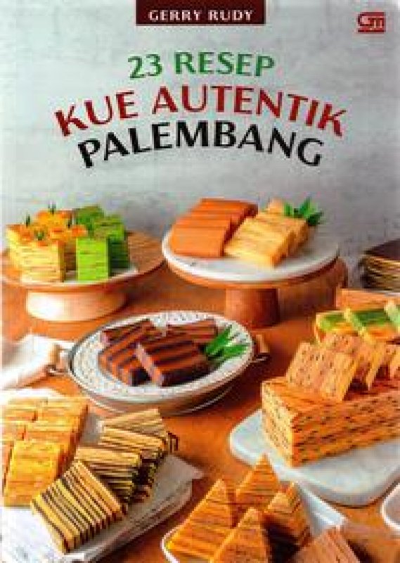 Cover Buku 23 Resep Kue Autentik Palembang