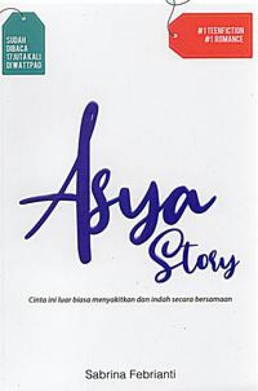 Cover Buku Asya Story