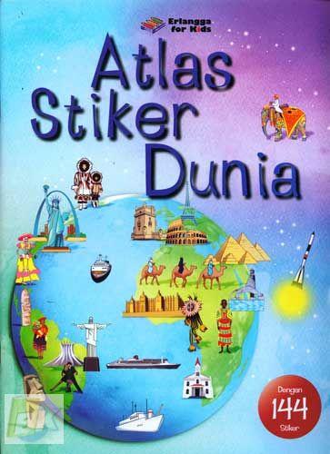 Cover Buku Atlas Stiker Dunia 1
