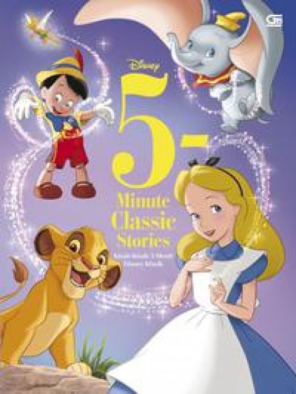 Cover Buku Kisah-Kisah 5 Menit Disney Klasik (5-Minute Classics Stories)