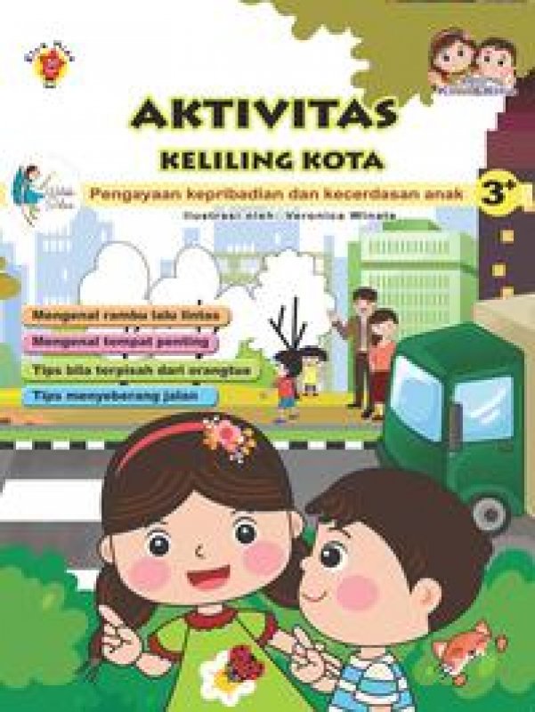 Cover Buku Aktivitas Kimi dan Kino : Keliling Kota