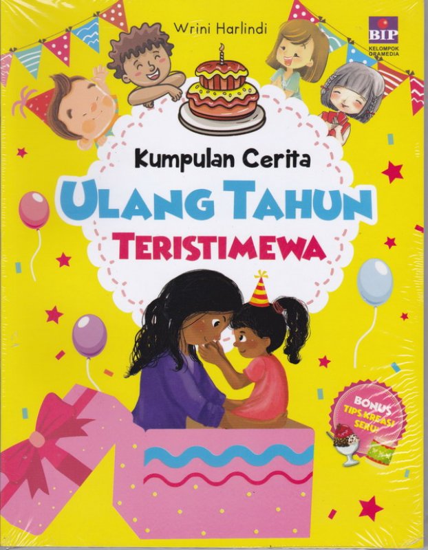 Cover Buku Kumpulan Cerita Ulang Tahun Teristimewa