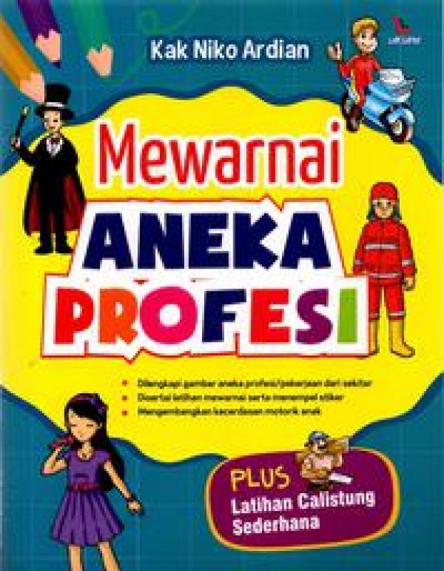 Cover Buku Mewarnai Aneka Profesi