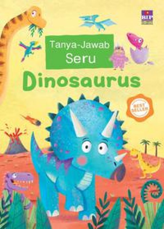 Cover Buku Tanya Jawab Seru Tentang Dinosaurus