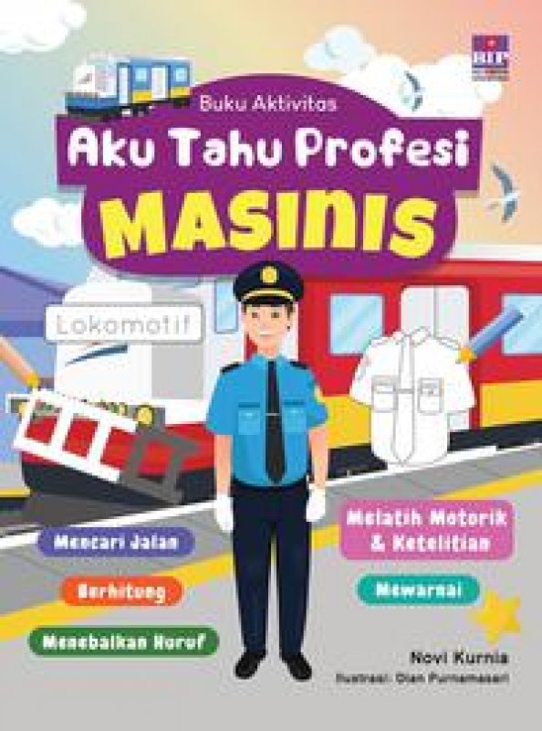 Cover Buku Aku Tahu Profesi : Masinis