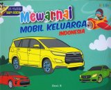 Seri Mewarnai Bupi Book: Mewarnai Mobil Keluarga Indonesia