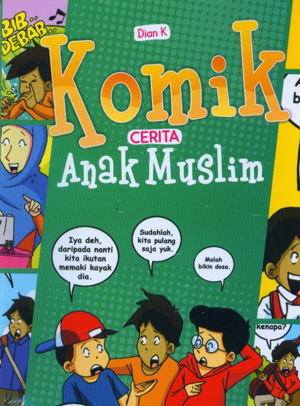 Cover Buku Komik Cerita Anak MusliM