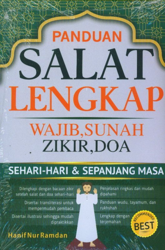 Cover Buku Panduan Salat Lengkap Wajib, Sunah, Zikir, Doa Sehari-hari & Sepanjang Masa
