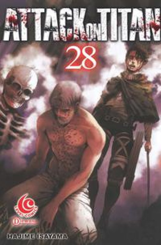 Cover Buku Lc: Attack On Titan 28