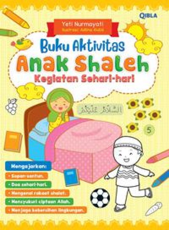 Cover Buku Buku Aktivitas Anak Shaleh : Kegiatan Sehari-hari