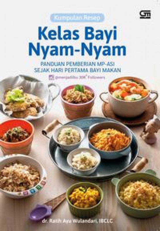 Cover Buku Kumpulan Resep Kelas Bayi Nyam-Nyam: Panduan Pemberian MP-ASI sejak hari pertama Bayi Makan