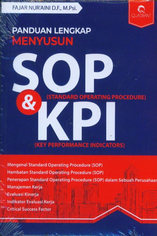 Cover Panduan Lengkap Menyusun SOP & KPI