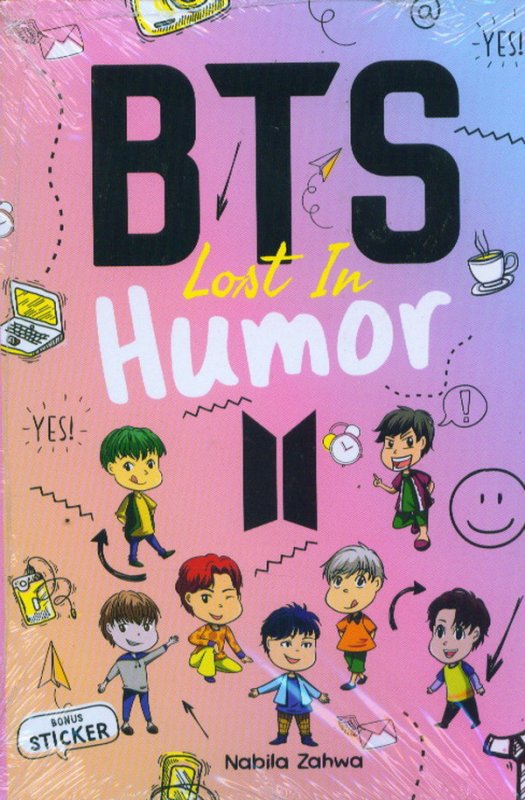 Cover Depan Buku BTS Lost In Humor