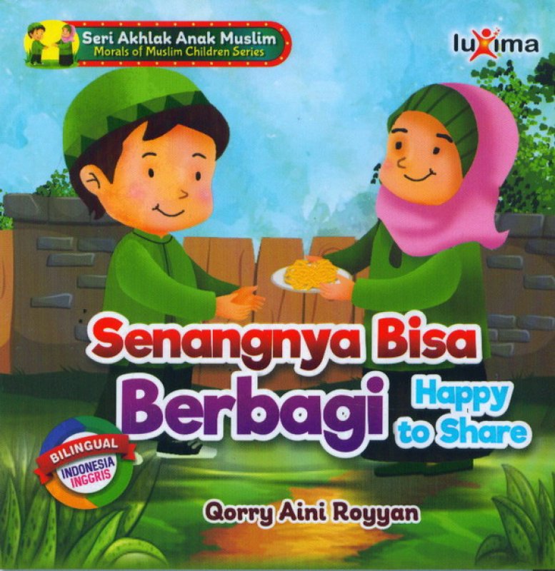 Cover Buku Senangnya Bisa Berbagi Happy To Share