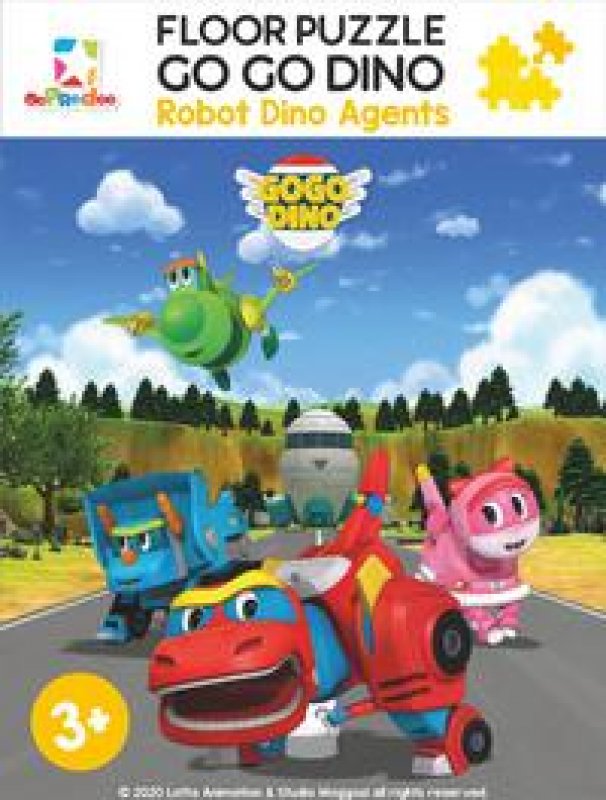 Cover Buku Opredo Floor Puzzle Go Go Dino: Robot Dino Agents
