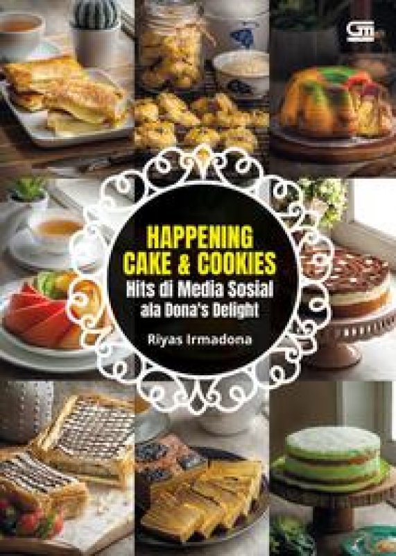 Cover Buku Happening Cake & Cookies Hits Di Media Sosial Ala Dona