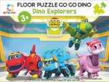 Cover Buku Opredo Floor Puzzle Go Go Dino: Dino Explorers
