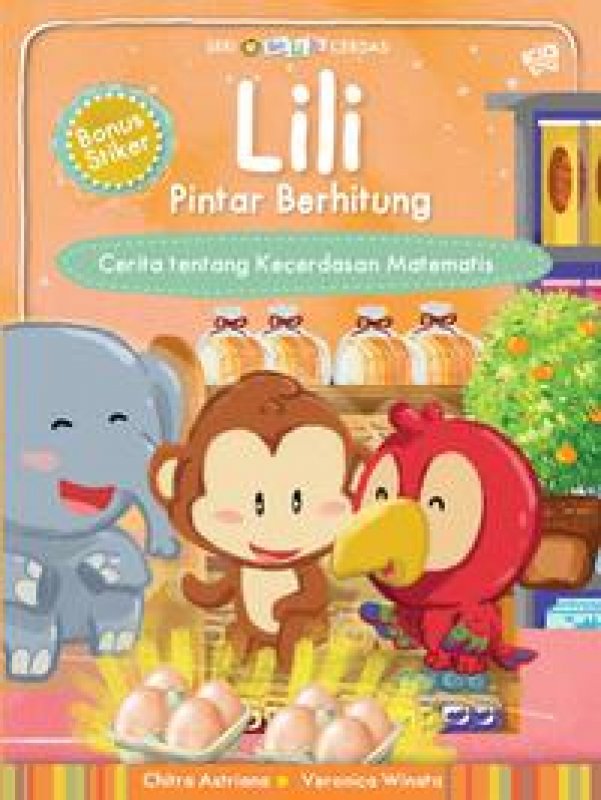 Cover Buku Seri Balita Cerdas: Lili Pintar Berhitung