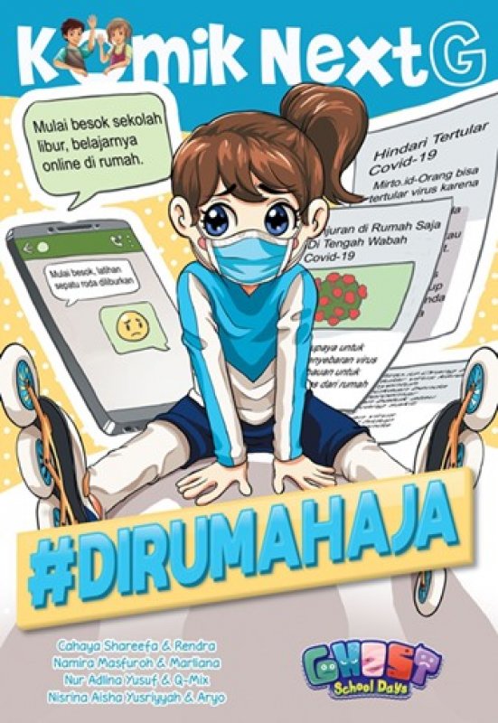 Cover Buku Komik Next G: #DiRumahAja