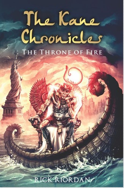Cover Buku The Kane Chronicles #2 : THE THRONE OF FIRE 
