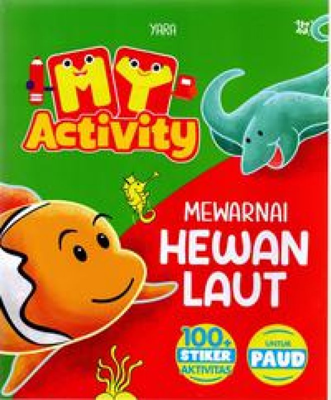 Cover Buku My Activity Mewarnai Hewan Laut (Promo Best Book)