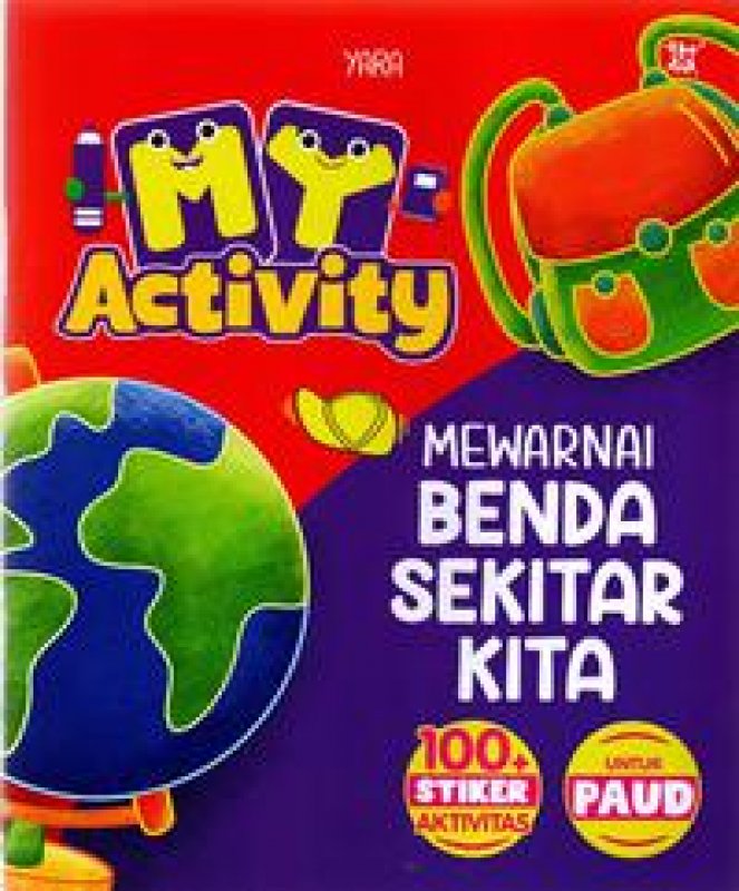Cover Buku My Activity Mewarnai Benda Sekitar Kita