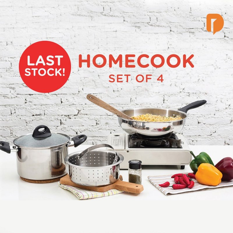 Cover Buku Homecook 4 - Piece Cookware (set of 4)