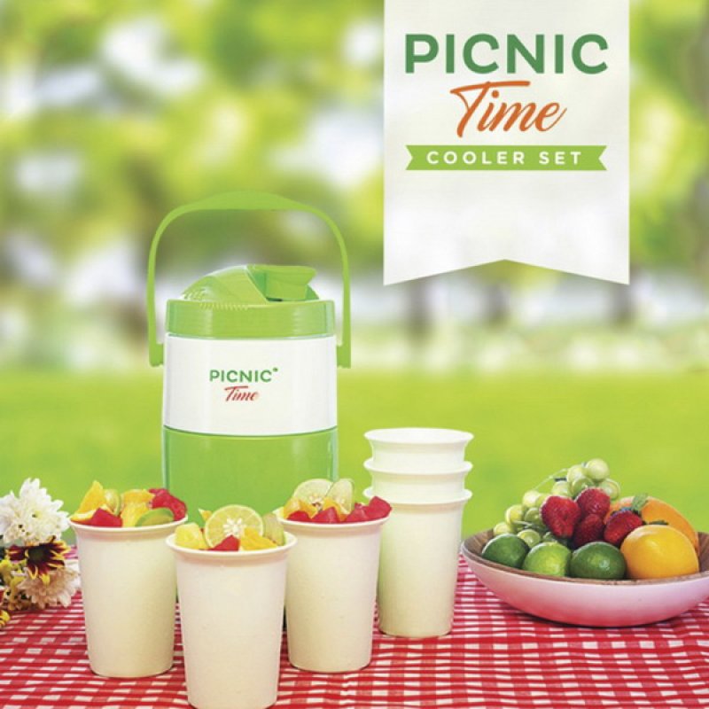 Cover Buku Picnic Time Cooler set: Peraktis Buat di Bawa Piknik Kemana Aja