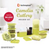 Technoplast Camelia Cutlery Holder 2 Set: Tempat Penyimpanan Serba Guna