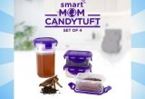 Smart Mom Candytuft Set Of 4: Tempat Penyimpanan Yang Aman Dan Anti Tumpah