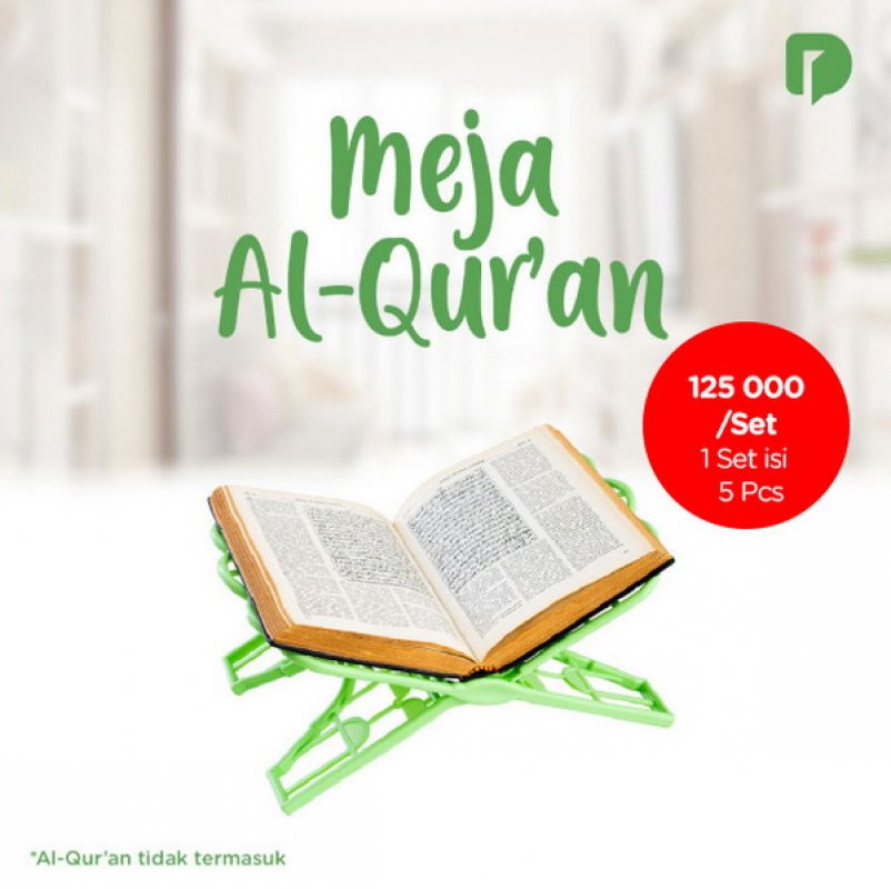 Cover Buku Meja Al Quran Set 5 Pcs: Hadir Buat Anda Membaca Al-Quran Dengan Nyaman