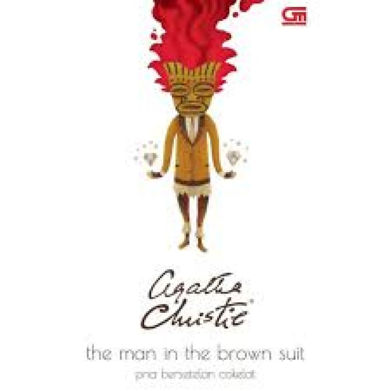 Cover Buku Pria Bersetelan Cokelat (The Man in The Brown Suit)