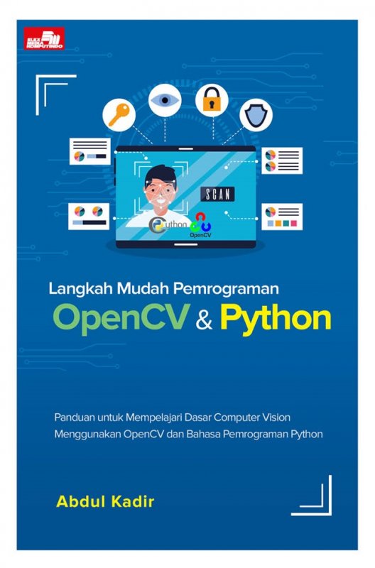 Cover Buku Langkah Mudah Pemrograman Opencv & Python