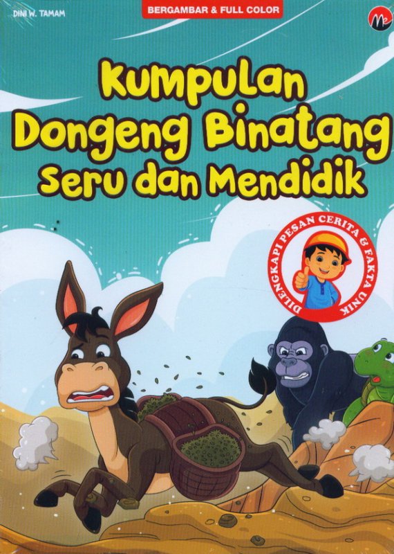 Cover Buku Kumpulan Dongeng Binatang Seru Dan Mendidik