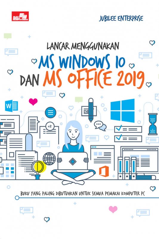 Cover Buku Lancar Menggunakan Ms Windows 10 Dan Ms Office 2019