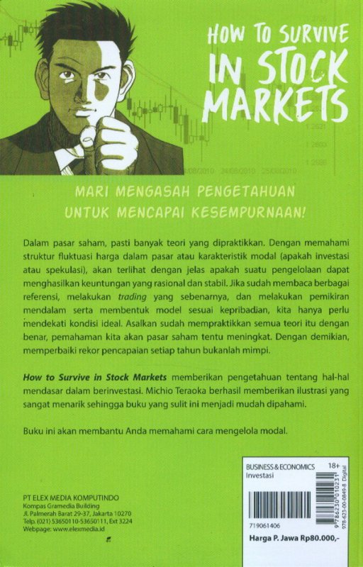 Cover Belakang Buku Investment Guide Series: How To Survive In Stock Markets