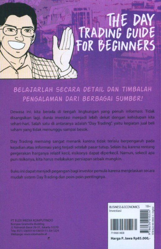Cover Belakang Buku Investment Guide Series: The Day Trading Guide For Beginners