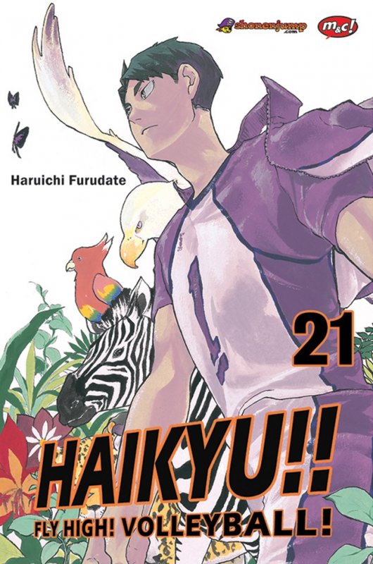 Cover Buku Haikyu!!: Fly High! Volleyball! 21