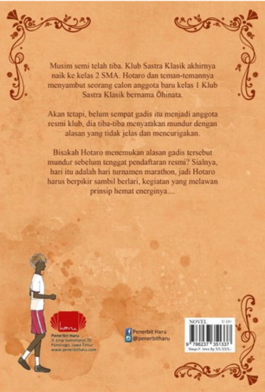 Cover Belakang Buku Hyouka 5