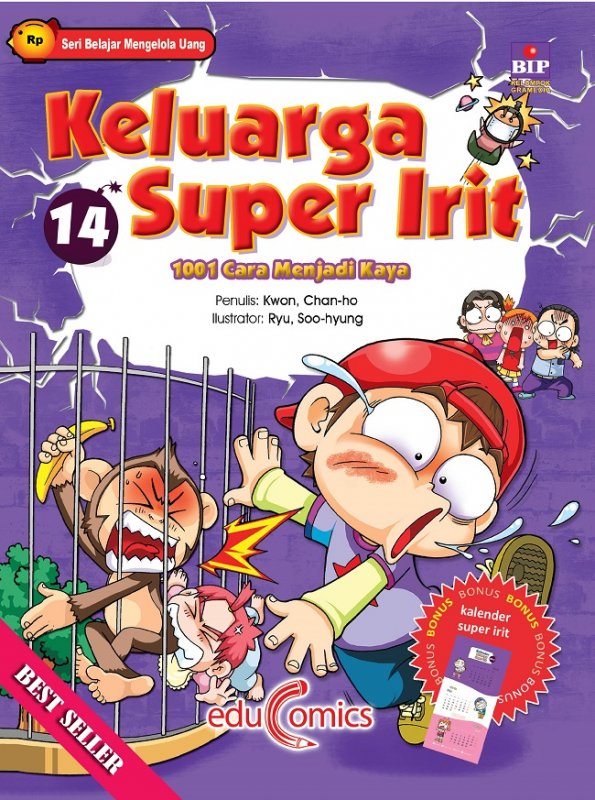 Cover Buku Seri Keluarga Super Irit 14 : 1001 Cara Menjadi Kaya