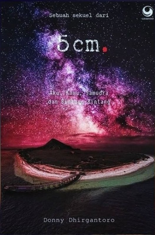Cover Buku Sebuah Sekuel Dari 5 CM : Aku, Kamu, Samudera, Dan Bintang-Bintang