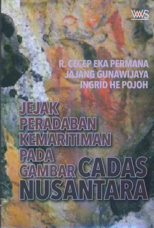 Cover Buku Jejak Peradaban Kemaritiman Pada Gambar Cadas Nusantara