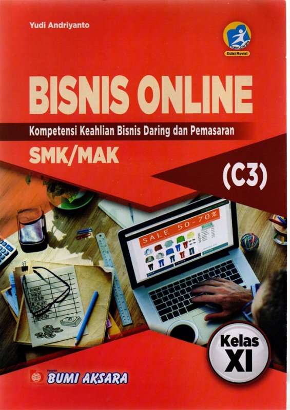 Cover Buku Smk/Mak Kl.Xi Bisnis Online Jl.C3 K/13 Rev