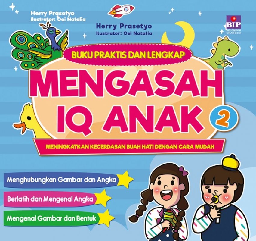 Cover Buku Buku Praktis Dan Lengkap Mengasah IQ Anak 2