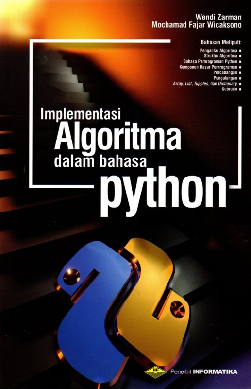 Cover Buku Implementasi Algoritma Dalam Bahasa Python