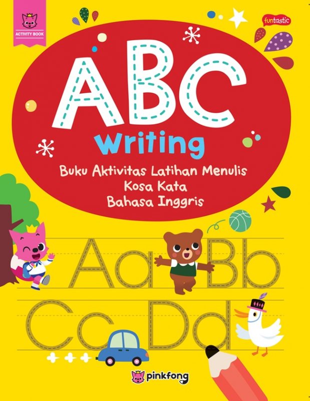 Cover Buku Abc Writing : Buku Aktivitas Latihan Menulis Kosa Kata Bahasa Inggris
