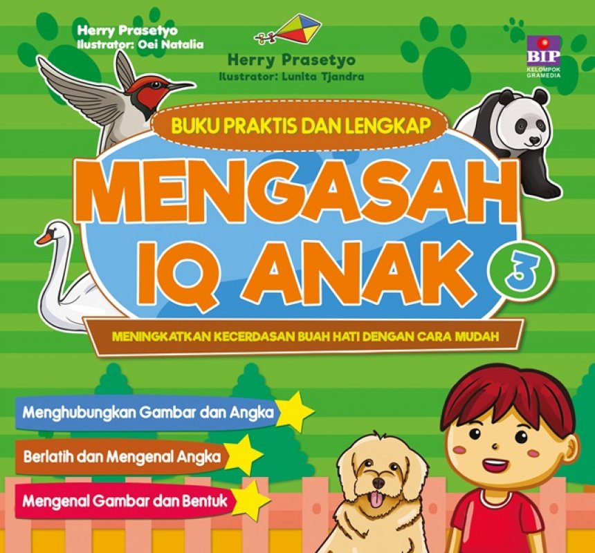 Cover Buku Buku Praktis dan Lengkap Mengasah IQ Anak 3